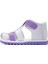 Ortopedik İlk Adım Kız Bebek Sandaleti KİAGCM2406 Beyaz Lila 21 4
