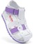 Ortopedik İlk Adım Kız Bebek Sandaleti KİAGCM2406 Beyaz Lila 21 6