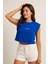 Kadın Oversize Kolsuz Biyeli Crop Tişört – %100 PAMUK 1