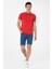 Erkek Kırmızı Tişört Basic 50305995-VR030 4