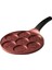 Bordo Alüminyum Döküm 27 cm Krep Tavası 1