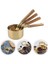Home Özel Üretim Akasya Ağacı Saplı Paslanmaz Çelik 4'lü Ölçü Kaşığı Seti - Lüks ve Şık Tasarım, Otantik Altın Renk, 1,5 Ml, 5 Ml, 15 ml ve 25 ml Ölçülerinde 3