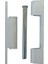 Pvc Plastik Pencere ve Kapılar Için Metal Menteşe, 95MM Uzun Tip, Beyaz 3
