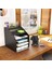 Design Otto Large Modest - 6 Renk A4 Evrak Rafı Masaüstü Organizer Düzenleyici (Siyah) 1