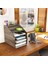 Design Otto Large Modest - 6 Renk A4 Evrak Rafı Masaüstü Organizer Düzenleyici (Ceviz) 1