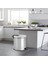 8-12 - 16-20 - 30-40 Lt Paslanmaz Pedallı Çöp Kovası, Banyo/mutfak/tuvalet/balkon (20 Litre) 1