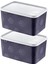 2'li Set No Frost Saklama Kabı Lacivert 2600 ml 1