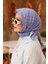 Olinda Eşarp - 48004 - Lila Gri 4