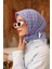 Olinda Eşarp - 48004 - Lila Gri 5