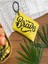 Quote Clutch: Brave In Yellow El Yapımı Organik Hasır Clutch 1