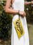 Quote Clutch: Brave In Yellow El Yapımı Organik Hasır Clutch 2