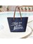 Take Me To The Beach Tote El Yapımı Hasır Plaj Çantası 2