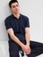 Erkek Lacivert Pique Polo Yaka T-Shirt 2