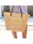 When Life Gives You Lemons Tote El Yapımı Hasır Plaj Çantası 1