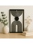 Geometrik Formlu Siyah Duvar Dekoru | Modern Minimalist Çizgisel Tasarım 1