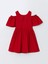 Lcw Kids Bisiklet Yaka Kız Çocuk Elbise (S5) 4