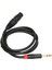 Xlr Dişi - Trs Kablo 3 Pin Xlr - 6.35MM Trs Ses Stereo Fiş Kablosu 1m Müzik Için (Yurt Dışından) 3