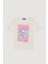 Kabartma Nakış Baskılı Ekru Kadın T-Shirt TSH00263 1