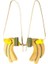 Dangling Banana Earrings El Yapımı Küpe 1