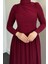 Wooden Buzzy Elbise Bordo 4