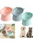 Eğimli Mama ve Su Kabı Boyun Koruyucu Kedi Köpek Evcil Hayvan Mama Kasesi Mama Kabı + Kürek Hediyeli 3