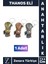 Premium Model Yüksek Kaliteli Dayanıklı Dekoratif Şık Hediye Marvel Figürlü Thanos Eli Anahtarlık 1