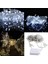 100 Ledli 8 Fonksiyonlu 10 Metre LED Aydınlatma Dekor Lambası (Beyaz) (4767) - AGT6102-5071 4