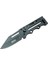 Sog AC77BK Siyah Yaprak Kamp Çakı 15 cm - Metal Sap Kılıflı - AGT5955-9545 1