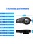 BT35 Kask Kulaklık Bluetooth 5.0 Motosiklet Interkom Su Geçirmez Kablosuz Kulaklı - AGT5141-9914 4