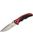 Handsome 455 Kırmızı Kamp Çakı 21CM - Yarı Otomatik Kemerlikli - AGT3803-2016 1