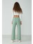 Wide Leg Ispanyol Paça Eşofman Altı 904 Fıstık Yeşil 3