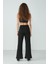 Wide Leg Ispanyol Paça Eşofman Altı 904 Siyah 4