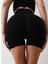 Kadın Şort Pushup Şort Siyah Kalçası Büzgülü Hafif Toparlayıcı Korse 4