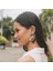 Bern Capiz Shell Earrings In Gray El Yapımı Küpe 1