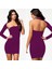 Hediye Cantam B100833 Asimetrik Mini Elbise 4