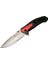 4192 Kırmızı Kamp Çakı 21CM - Yarı Otomatik, Testere Detaylı, Desenli Sap 1