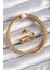 316L Çelik Gold Renk Sarmal Model Erkek Bileklik Yüzük Kombini - TJ-EB3688 1