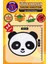 Ütü ile Yapışan Arma Yama, Sevimli Panda (4 Adet) Ütüyle Yapışan Nakış Dokuma Aplike Patch 1