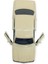 Çek Bırak Araba 1:32 Mercedes Benz W123 - 43686 - Beyaz (Lisinya) 2
