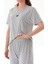 Yıldız Desenli Kısa Kol Büyük Beden Kapri Pijama Takımı 5