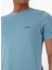 Bisiklet Yaka Desenli Mavi Erkek T-Shirt M4GI70KC9X0G7DV Ss Cn Basıc Pıma 4
