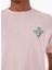 Bisiklet Yaka Desenli Pembe Erkek T-Shirt M5GI55K8FQ4G6R4 Gj Ss Cn Reg Palm 4