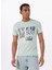 Bisiklet Yaka Desenli Yeşil Erkek T-Shirt M5GI04I3Z14G8CV Ss Cn Saıl Boat 1