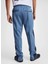 10027328.480 Retro Track Pants Mavi Lastikli Bel Regular Fit Düz Erkek Eşofman Altı 3