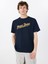 Bisiklet Yaka Desenli Lacivert Erkek T-Shirt M5GI54K8FQ4A71W Gj Ss Cn Reg 1981 3