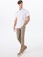 Normal Bel Normal Paça Standart Vizon Erkek Pantolon BBFW24MPT017 1