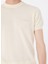Bisiklet Yaka Standart Desenli Beyaz Erkek Kazak M4GR05Z3DN1G047 Cornell Washed Ss 4