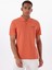 9180091851CS0214 Bordo Normal Düz Erkek Polo T-Shirt 1