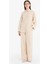 Relax Fit 2'li Takım Gofre Dokulu Uzun Kollu Gömlek Pantolon F4094AX25SM 1