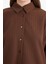 Relax Fit 2'li Takım Gofre Dokulu Uzun Kollu Gömlek Pantolon F4094AX25SM 5
